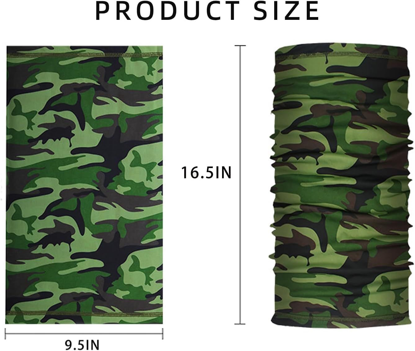 Neck Gaiter Face Mask,Sun Cooling Scarf,Balaclava Bandana Cover for Men Women - Multicoloured 03 image number 5