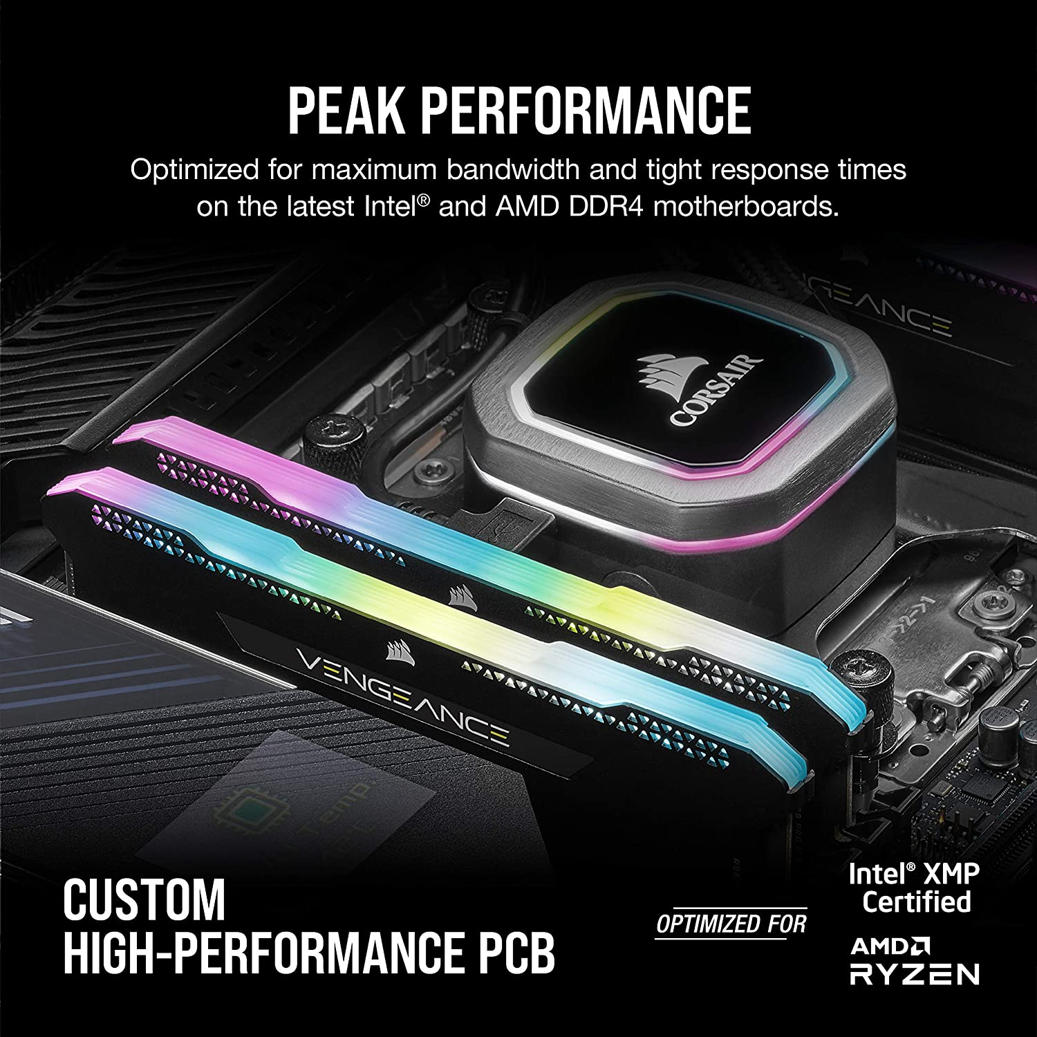 CORSAIR Vengeance RGB PRO SL 32GB (4X8Gb) DDR4 3200 (PC4-25600) C16 1.35V image number 6
