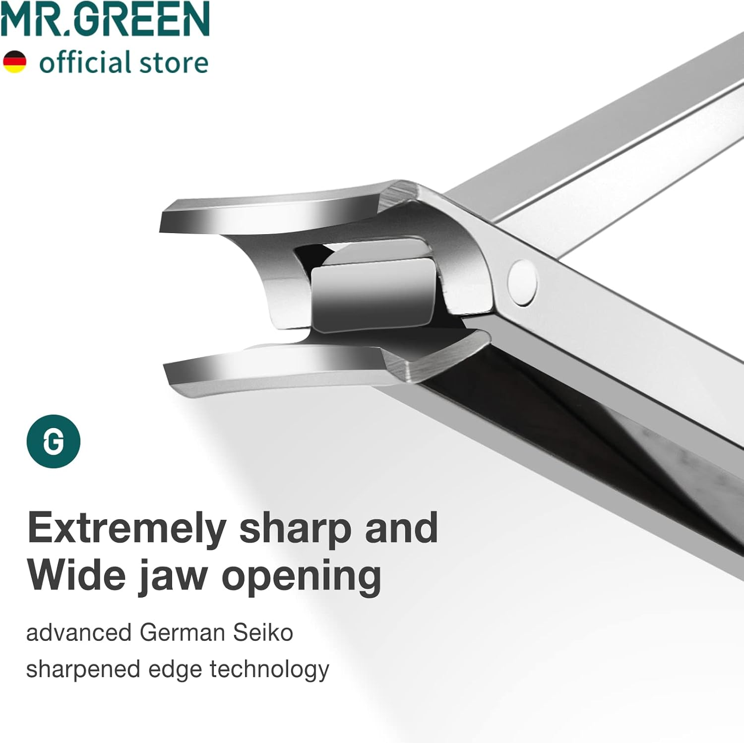 MR.GREEN Collapsible Nail Clippers Small and Thin Portable Travel Nail Scissors Cutter Stainless Steel Manicure Tools with Nail Files (Eco-Packaging) image number 6