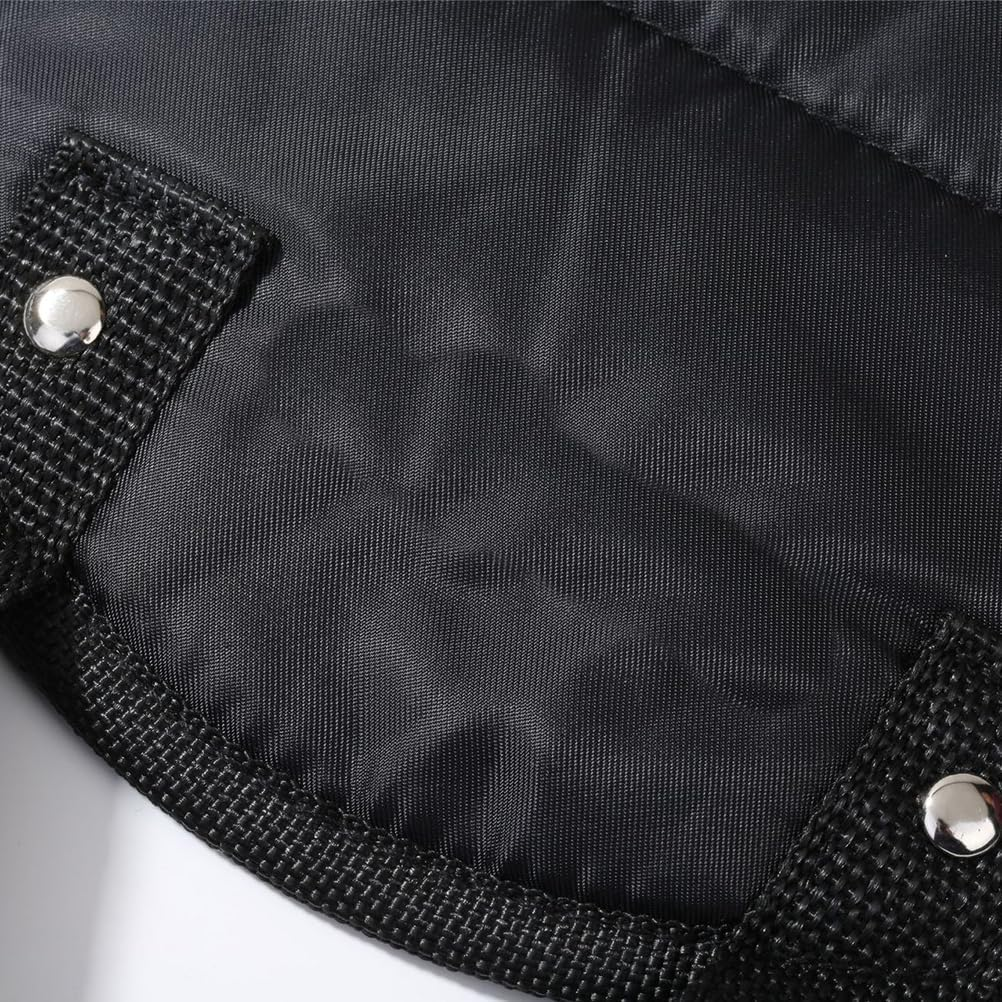 Airplane Foot Hammock - Lightweight Oxford Cloth Foot Rest for Long-Distance Travel, Office, and Plane | Black Double-Woven Mesh Design for Comfort and Relaxation image number 4