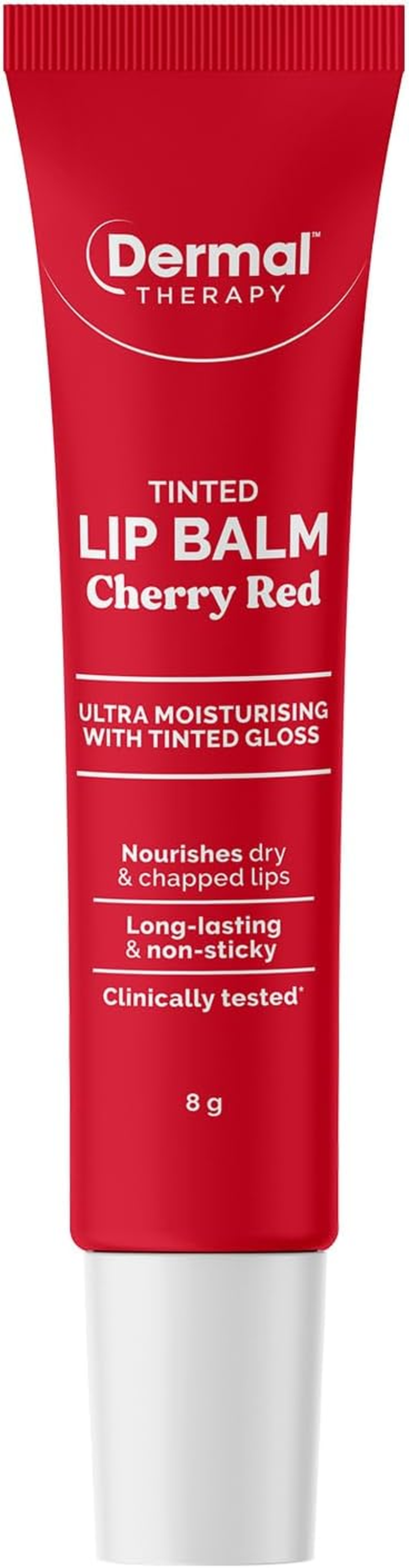Dermal Therapy Tinted Lip Balm Cherry Red | Ultra Moisturising | 8G