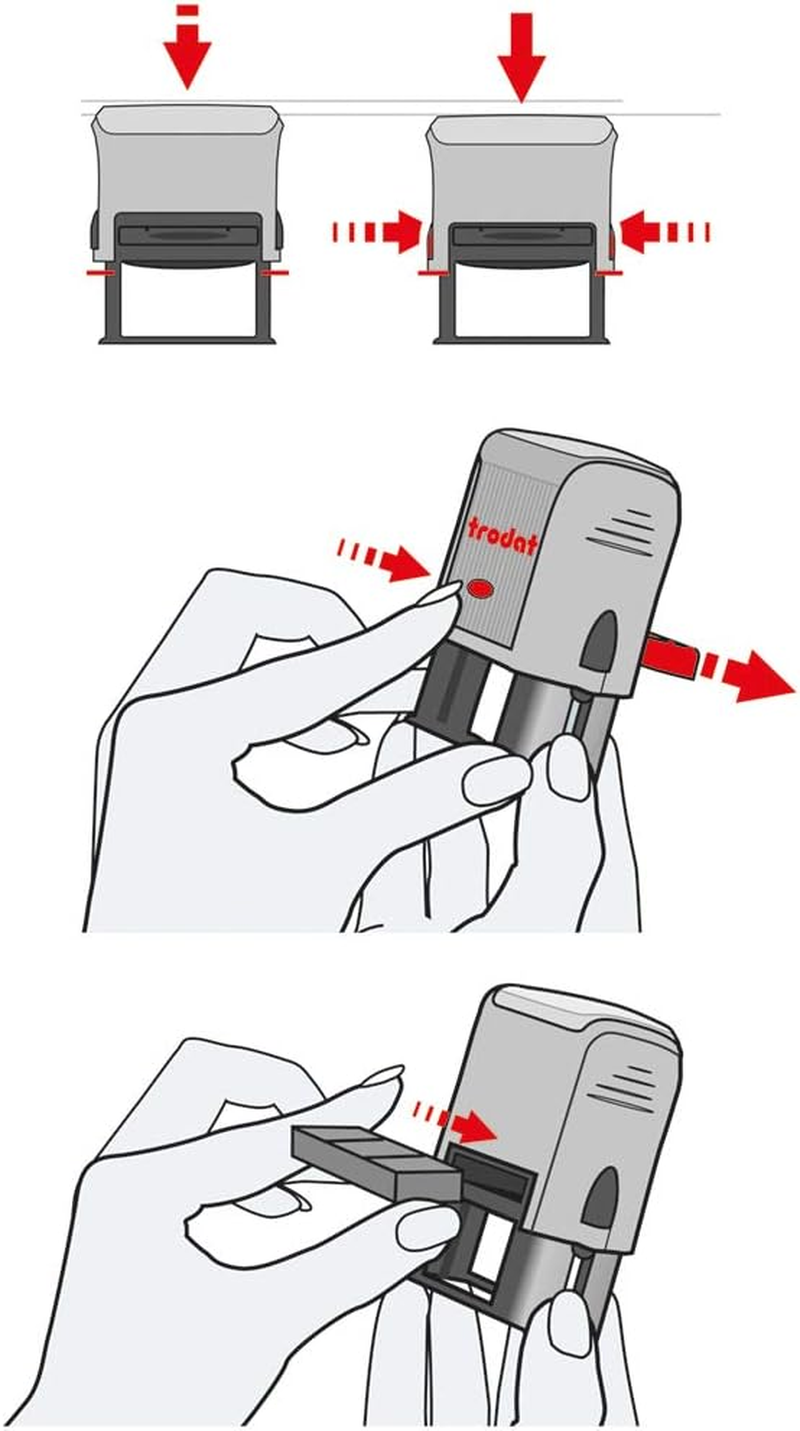 Trodat Printy 4846 Numberers 6 Band Stamp, 4 Mm Number Size image number 3