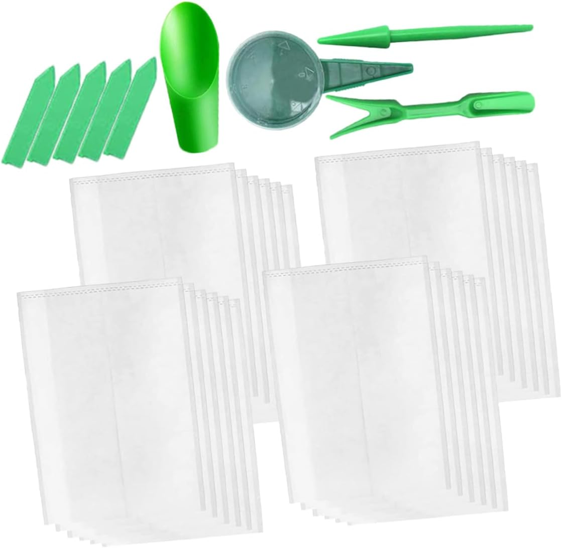 Grow Bags Set 209Pcs Fabric Planters for Plants Non-Woven Nursery Bags Versatile for Gardens