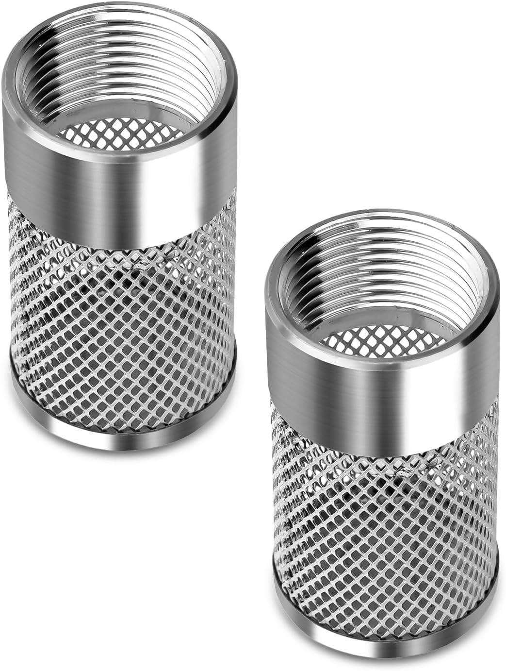 Standwme Inlet Suction Strainer Mesh Filter Compatible with Livewell Pump, Industrial Plumbing Inline, Garden Washers Water Filter, Sprayer Garden Hose Suction Line
