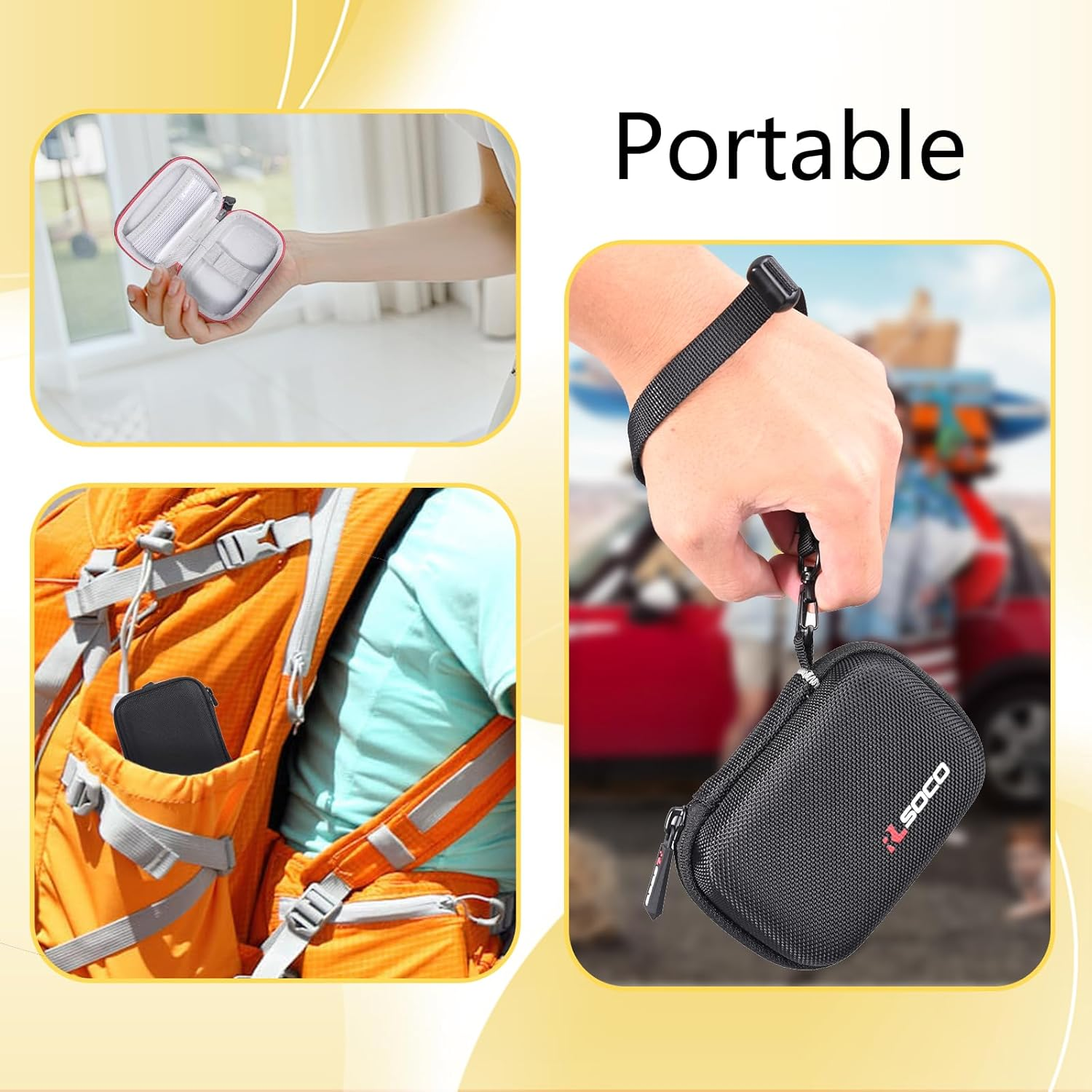 RLSOCO Case for Kodak PIXPRO FZ55/FZ45/FZ53/FZ43/FZ41 Digital Camera, Travel Carrying Case, Drop Protection and Water Resistant (Case Only) image number 2