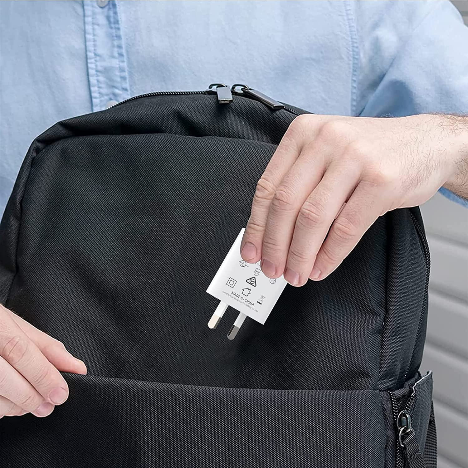 USB Wall Fast Charger BOLUX-JS. USB Wall Plug 5V 2A AC Power Adapter Compatible with Iphone,Pad,Tablet,Kindle and More (White 2Pack)