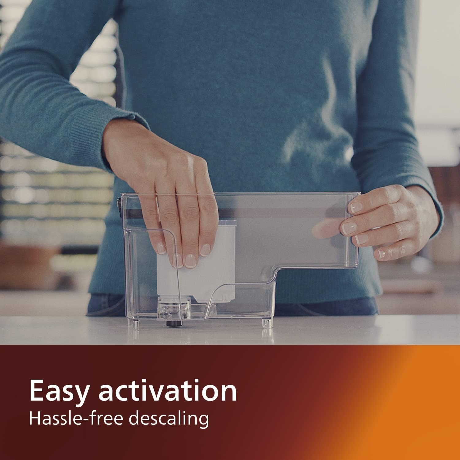 Philips Kitchen Appliances Philips Aquaclean Original Calc and Water Filter, No Descaling up to 5,000 Cups, Reduces Formation of Limescale, 1 Aquaclean Filter, (CA6903/10) image number 2