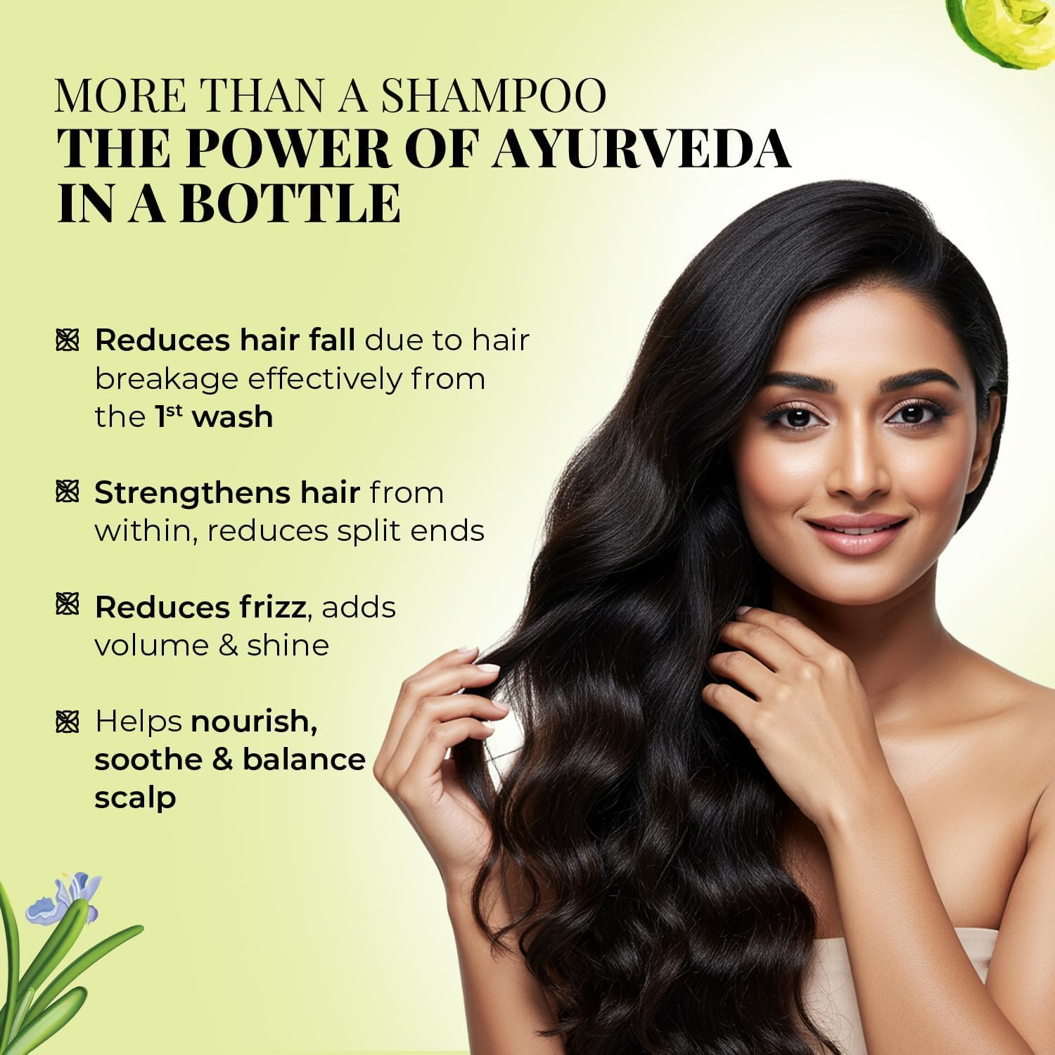 Just Herbs 8 in 1 Root Nourishing Amla Neem Shampoo, 200Ml image number 4