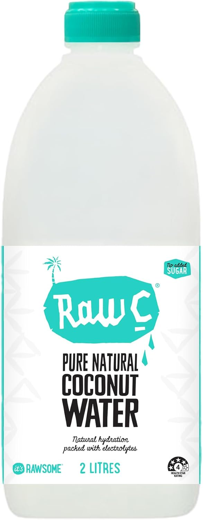 Raw C Straight up Coconut Water 2 Litre (Pack of 4)