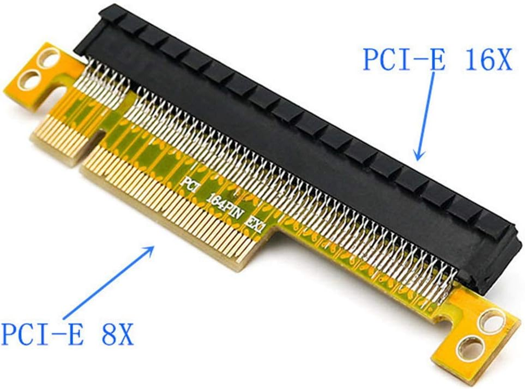 Xiwai PCI-E Express 8X to 16X Extender Converter Riser Card Adapter Male to Female Extension image number 2