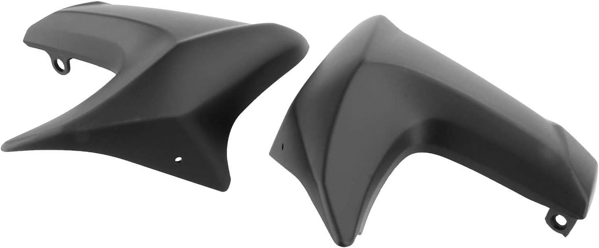 Blesiya 1 Pair Left Right Motorcycle Radiator Cover Fairing Fit for ER6N ER-6N 2012-16 Repair Parts, Matt Black