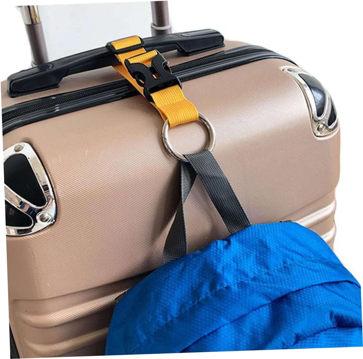 VANZACK 2Pcs Adjustable Outdoor Luggage Straps for Suitcases Lightweight Travel Accessories to Secure Your Bags and Prevent Accidental Openings image number 5