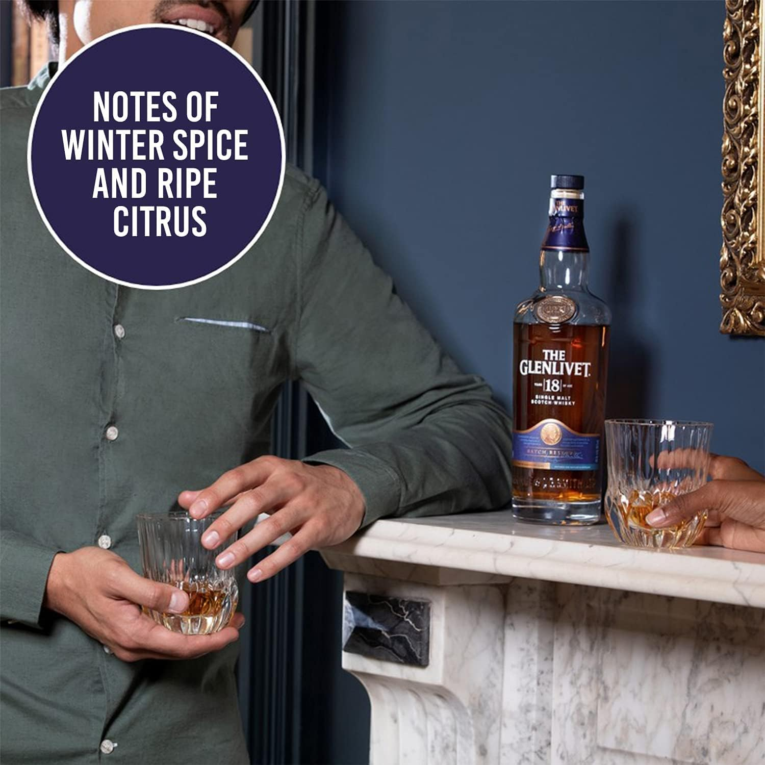 The Glenlivet 18 Year Old Single Malt Scotch Whisky, 700 Ml