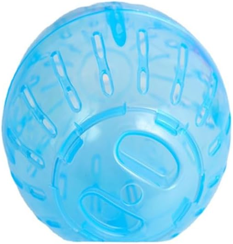 1Pc Exercise Ball Plastic Spinner Hamster Running Gerbils Small Animal Exercise Wheels Hamster Exercise Ball，Small Animal Toy (Blue, One Size) image number 3