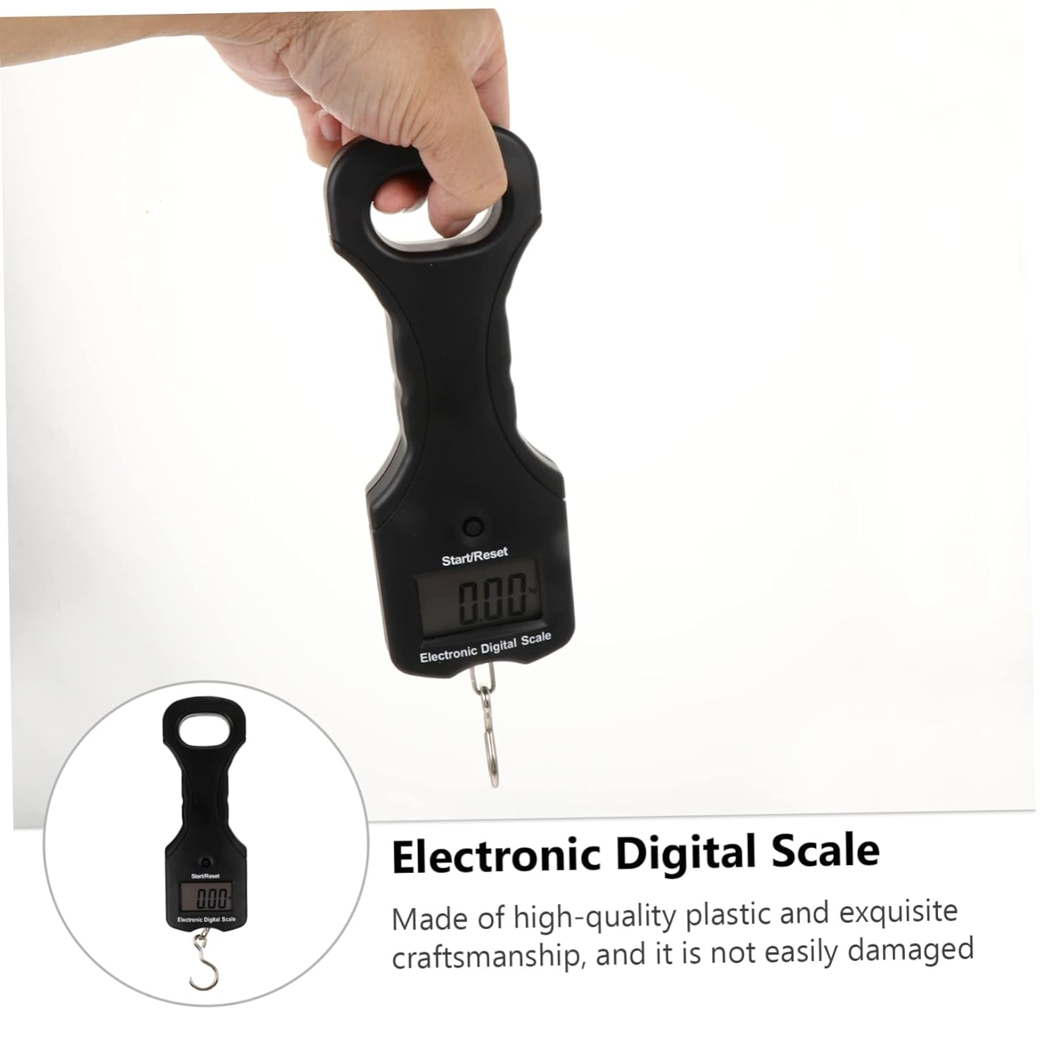 CHILDWEET 30Kg Portable Electronic Luggage Scale Hand Scale Hook Compact for Travel Multifunctional Weighing Device image number 6