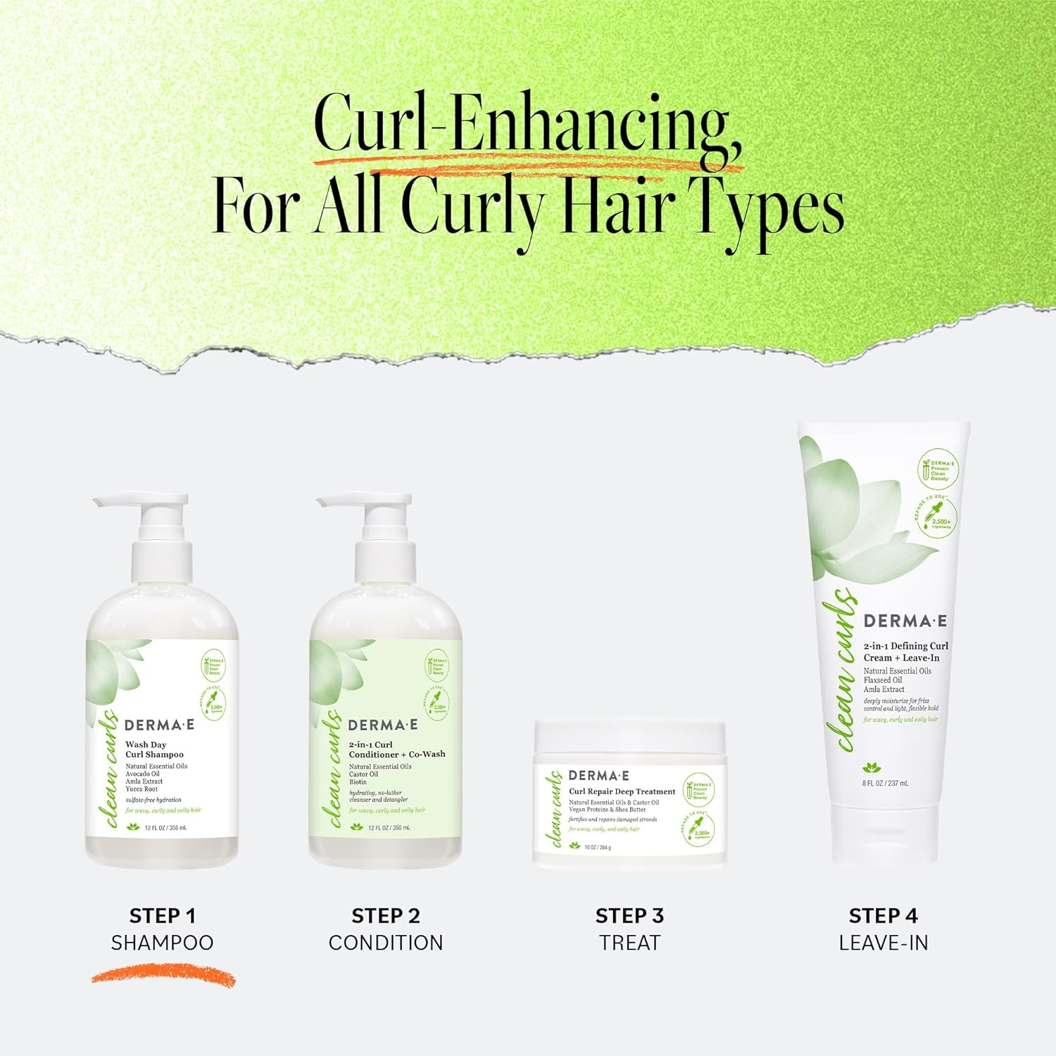 DERMA-E Ramos Wash Day Curl Shampoo image number 4