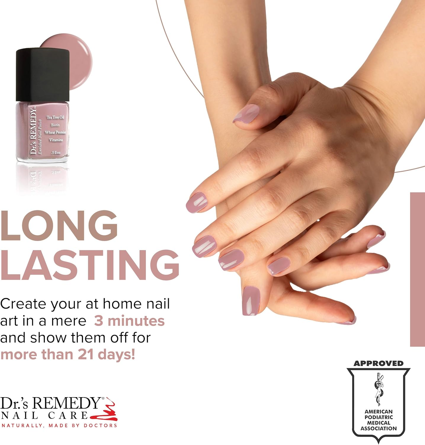 Dr.'S Remedy All Natural anti Fungal Nail Polish ANNIVERSARY KIT Organic Non Toxic Toenail Fungus Treatment 3 Piece Nail Polish Set image number 1