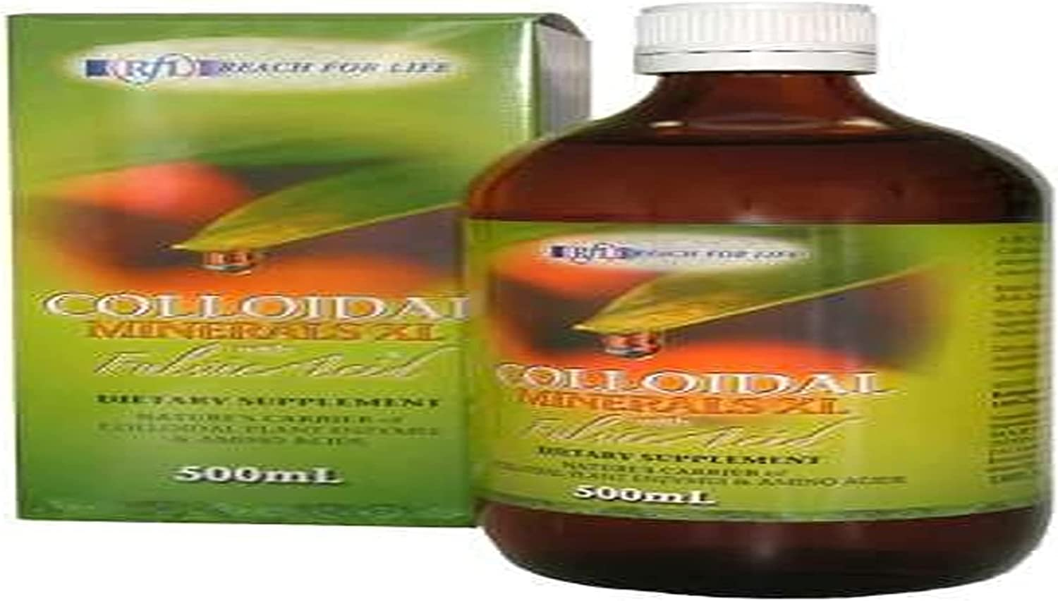 Reach for Life Colloidal Minerals XL with Fulvic Acid Dietary Supplement 500Ml