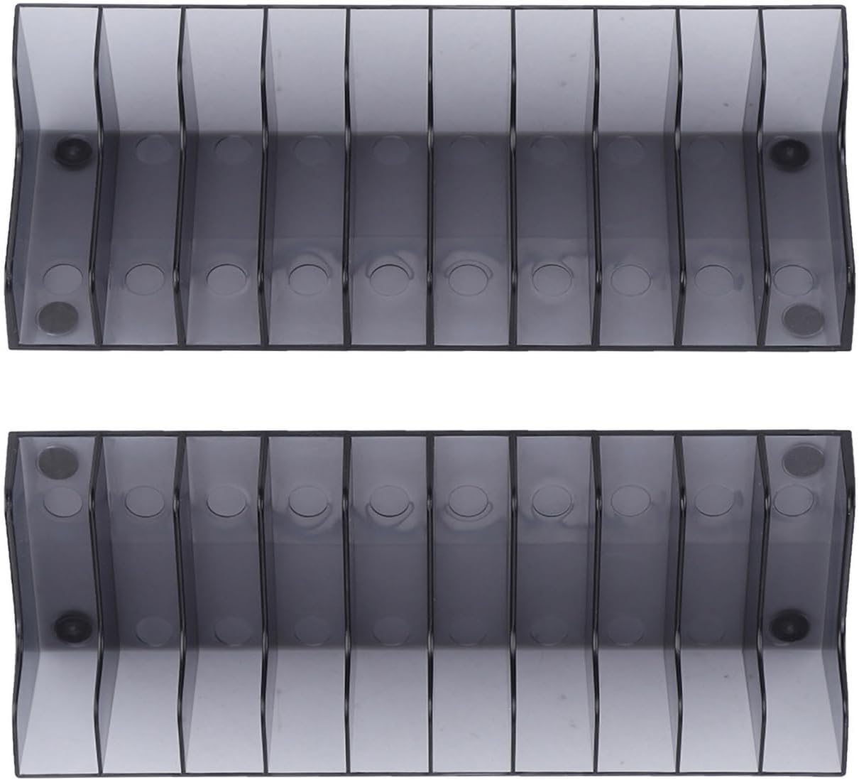 2Pcs Game Card Storage Stand, ABS Game Card Desktop Storage Bracket Large Capacity Game Card Holder for PS4, Slim, PRO image number 3