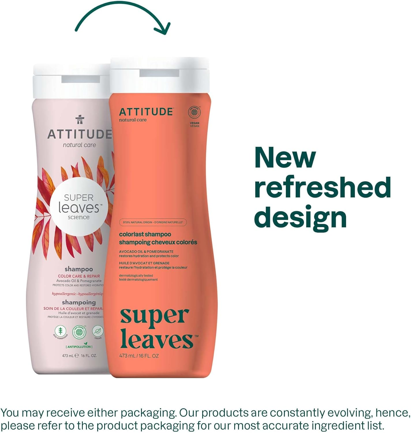 Attitude Super Leaves Science Natural Shampoo - Colour Protection - 473Ml image number 4