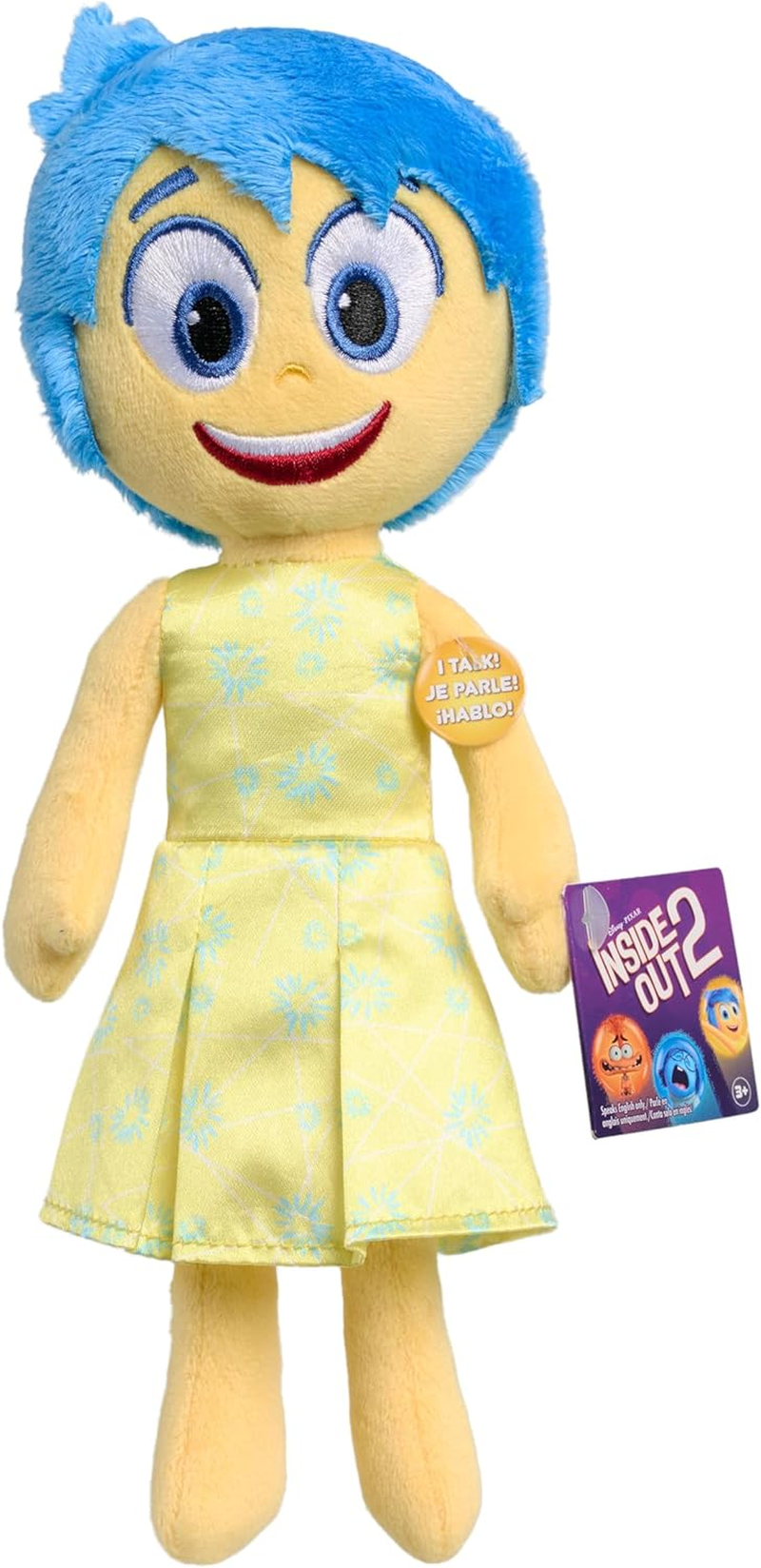 Inside Out 2 Talk It Out Small Plush - Joy, Kids Toys for Ages 3 up by Just Play image number 1