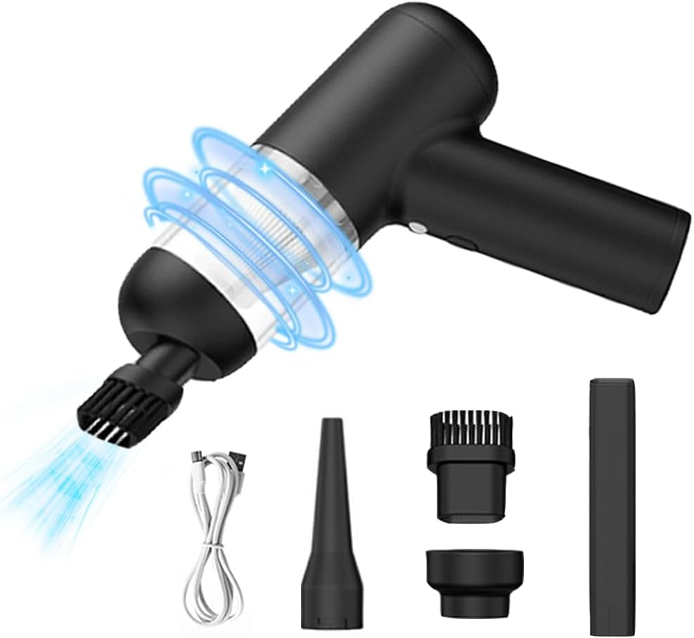 Cordless Handheld Car Vacuum Cleaner,6000Pa Super Suction Power Car Vacuum for Wet & Dry Clean,4-In-1 with LED Light Rechargeable Portable Vacuum Cleaner for Cars,Home,Offices, Pet Hair image number 3