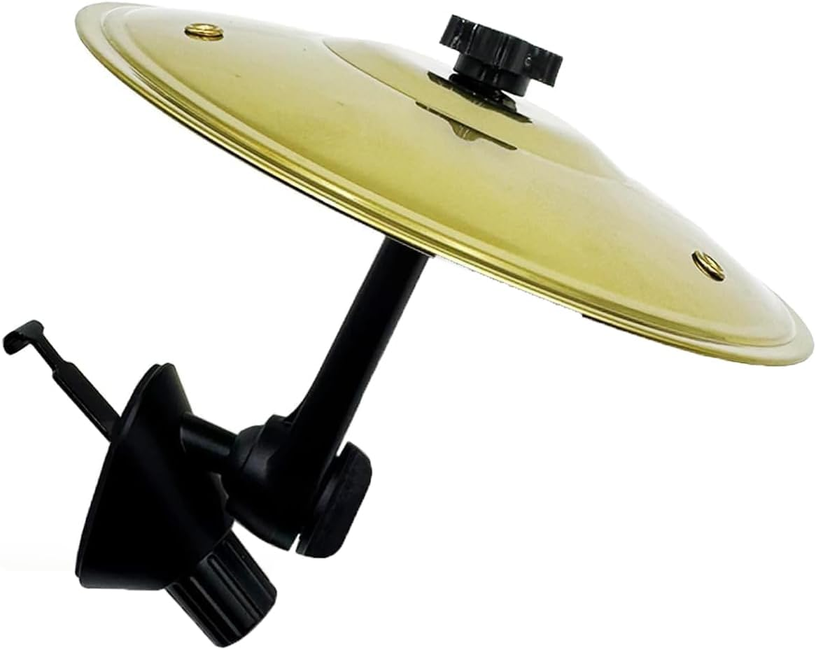 1PCS Car Cymbal Air Vent Clip, Mini Crash Drum Cymbal Ornament That Vibrates with Airflow, Funny Novelty Musical Dashboard Decor for All Car Models image number 1