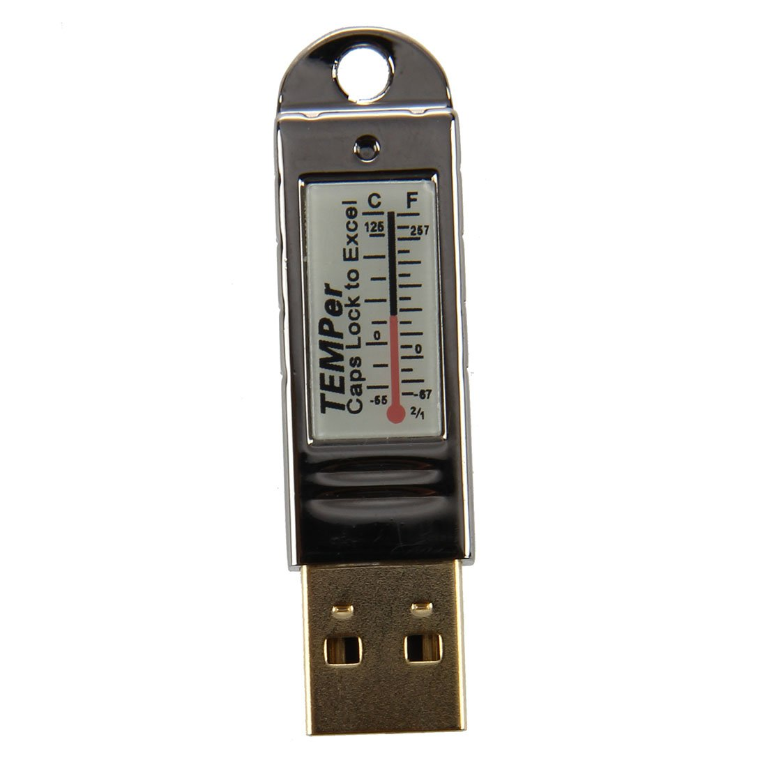 Gold Temper PC Laptop USB Sensor Thermometer Temperature Data Recorder image number 3
