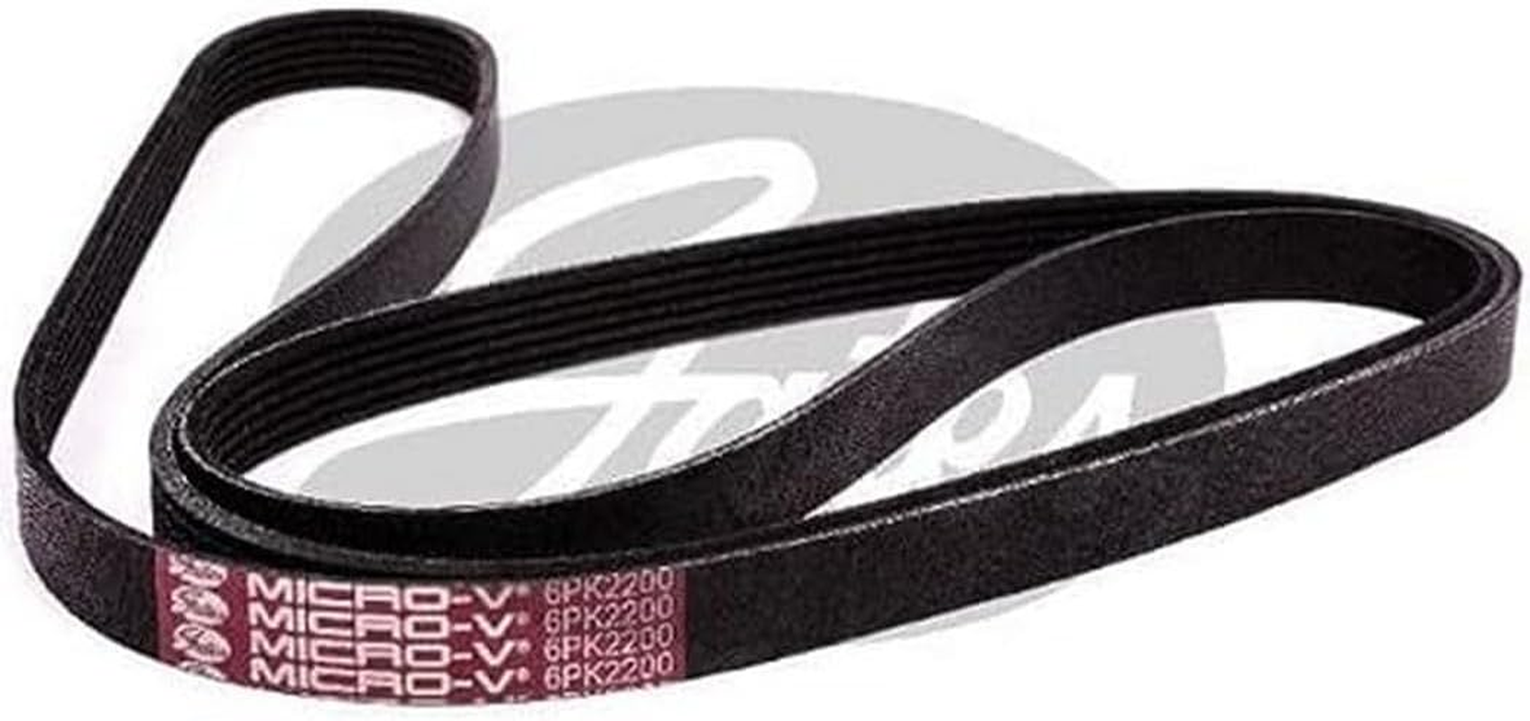 Gates 6PK2200 Micro-V Ribbed Drive Belt, 2200 Mm Length