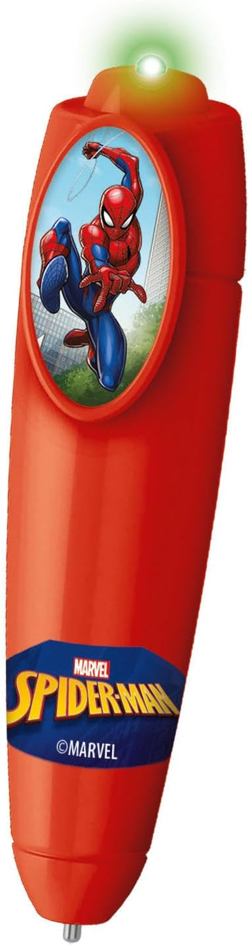 Clementoni - Sapientino Quizzy Marvel Spiderman Interactive Pen Cards, Educational Game 3 Years, Electronic Speaker, Made in Italy, Multilingual 16452