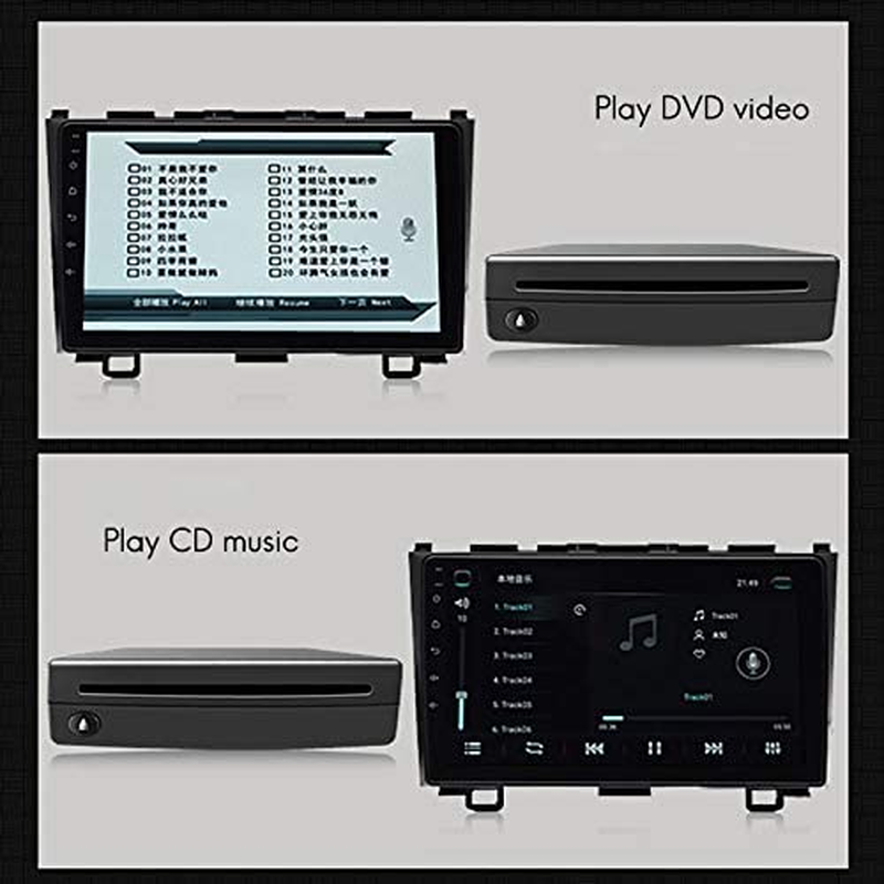 Black USB Interface Car SUV External Stereo Radio Dish Box CD/DVD Player for Android Interior Parts Car Radio image number 3