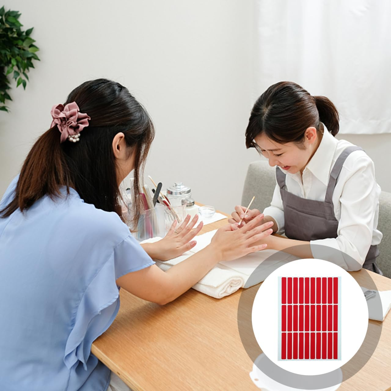 5 Sets Display Board Tape Clear Nail Tape Transparent Double Sided Nail Pusher Adhesive Display Double-Sided Double Sides Adhesive Crystal Bar image number 2