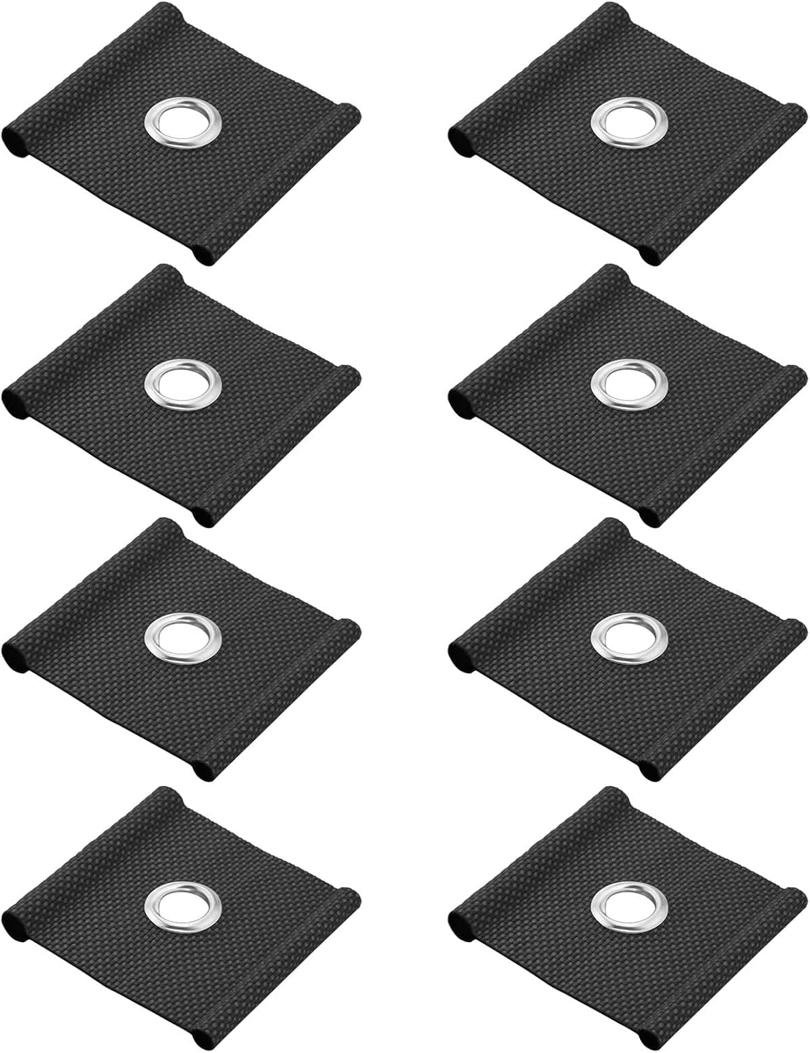 8Pcs Awning Rail Piping for 5-6 Mm and 7-8 Mm Piping Rails Awning Installation Tools Eyelets Awning Hooks for Tent Awning Campsite Caravan RV Black image number 4