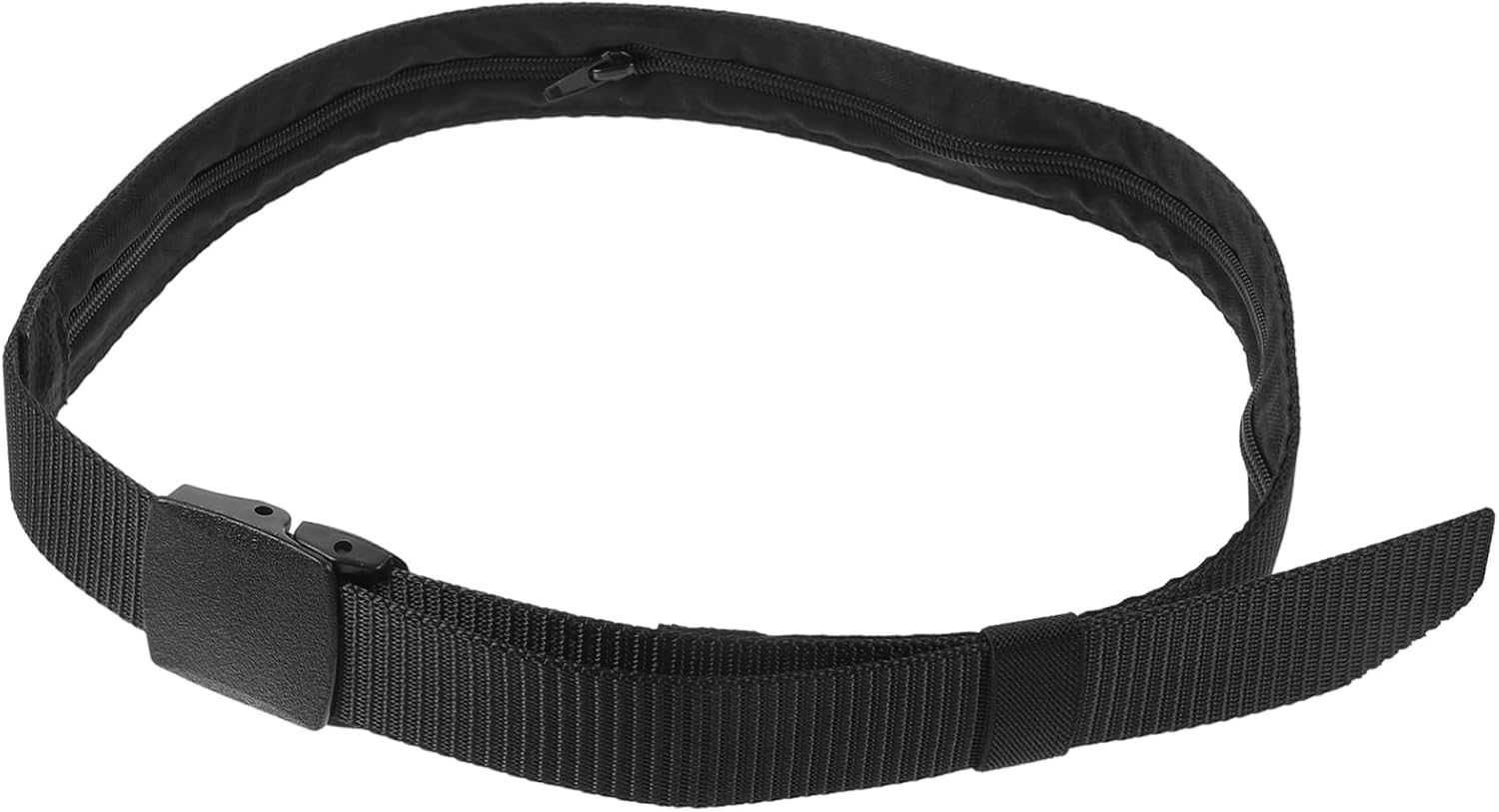 COOLHIYA Hidden Money Belt for Travel Men and Women, Cash Storage Waistband Concealed Compartment, Lightweight and Portable Security Travel Belt image number 6