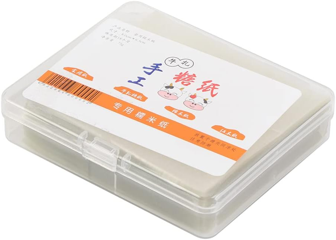 500Pcs Edible Rice Wafer Paper For, Caramel, Taffy, Inner Packaging, Good Value, Keep Candy Fresh image number 3