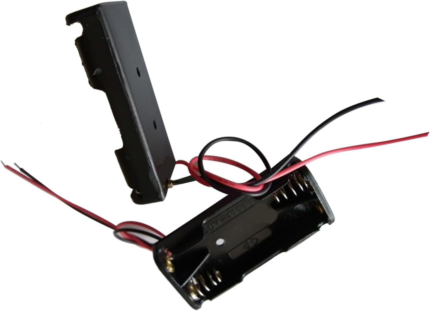 AAA Battery Holder Case, 3V Output Compact 2 AAA Batteries Box with Wire, for Various Devices image number 2