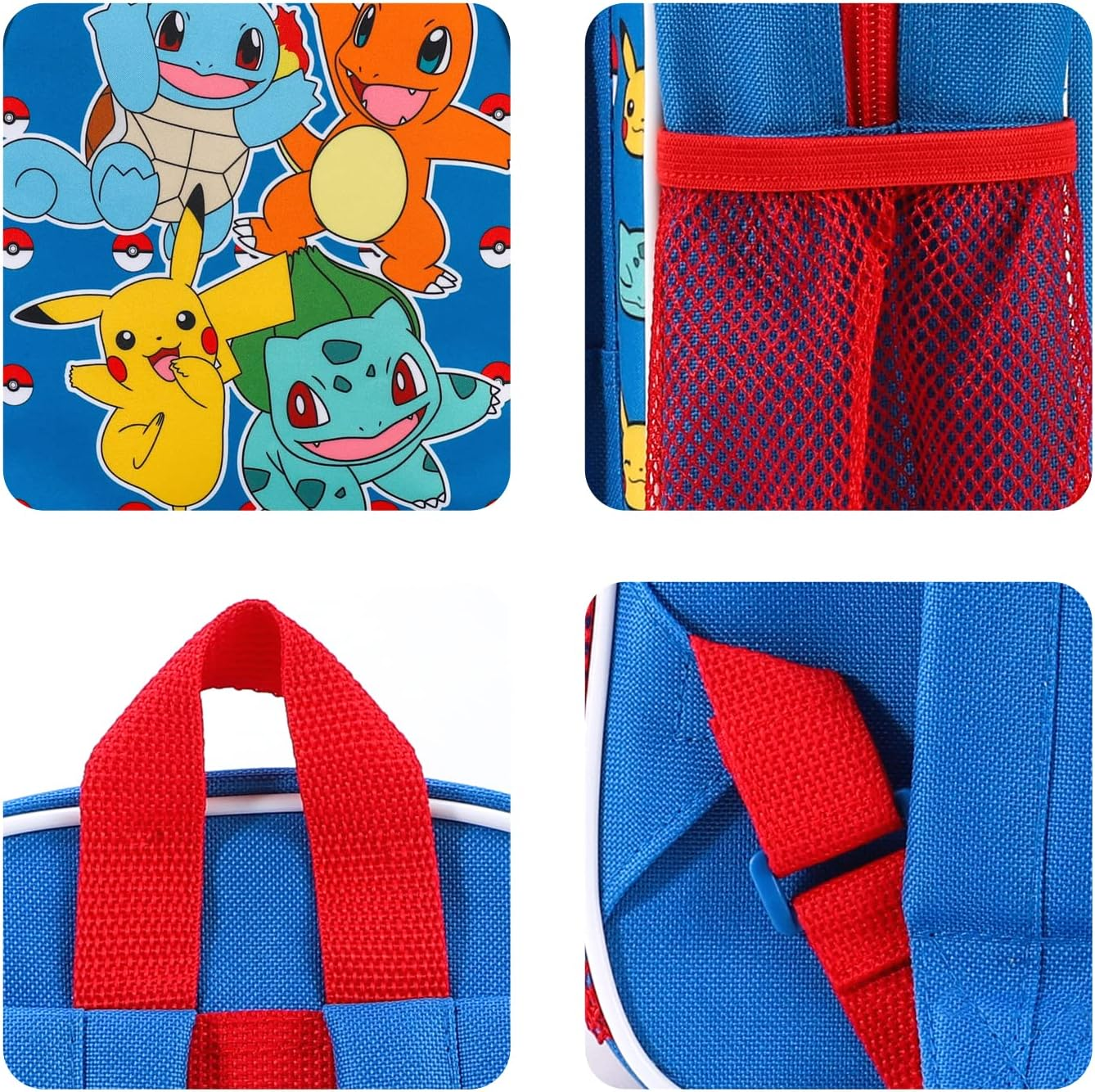 Zawadi Global Kids Childrens Premium Backpack School Rucksack Travel Bag Boys Girls with Side Mesh Pocket and Front Zipped Pocket, Multicolour image number 2