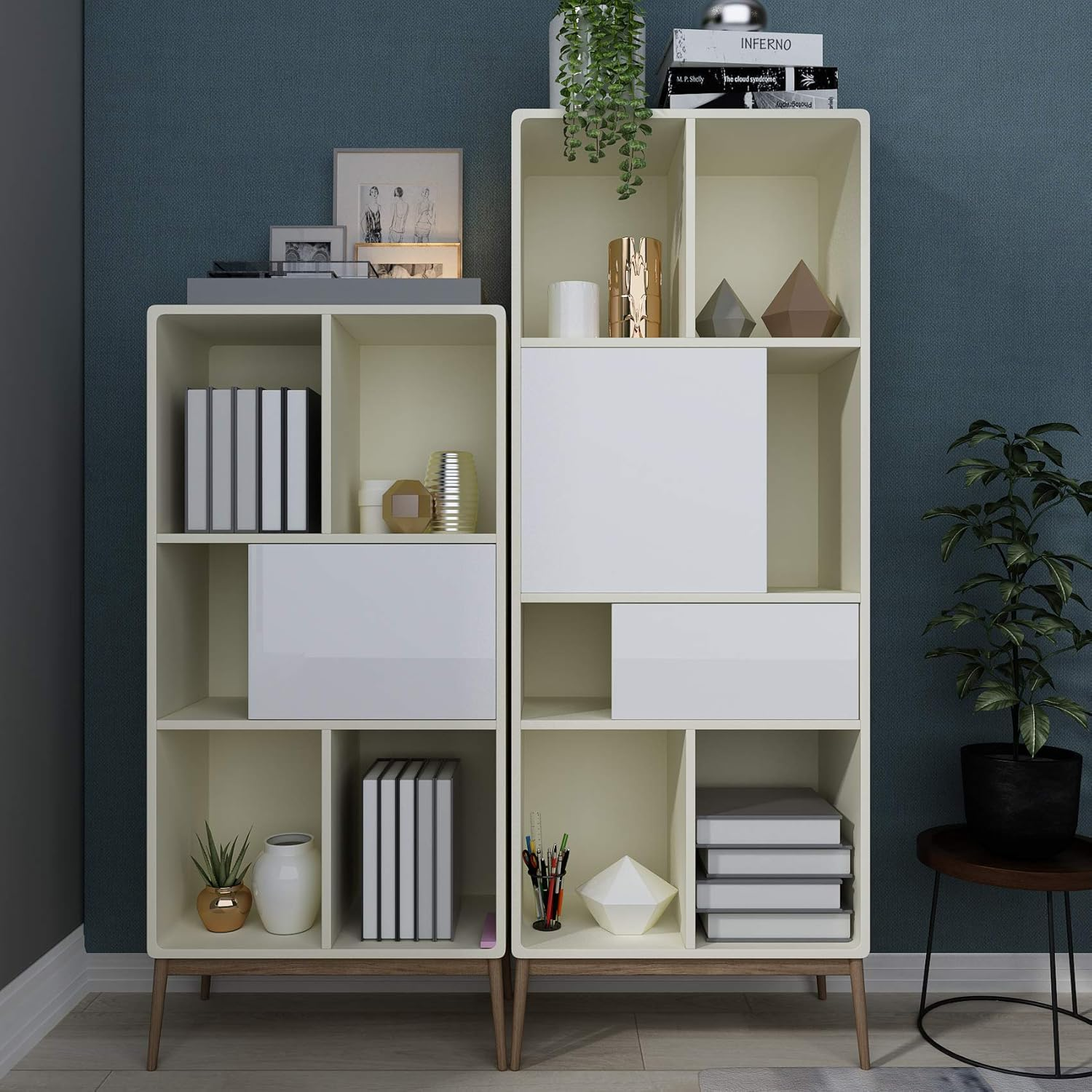 Livelynine Solid Beige Contact Paper for Cabinets Removable Wallpaper Peel and Stick Countertop Old Furniture Decorations Stick on Backsplash Adhesive Shelf Liners for Kitchen Cabinet 15.8"X78.8"Roll image number 3