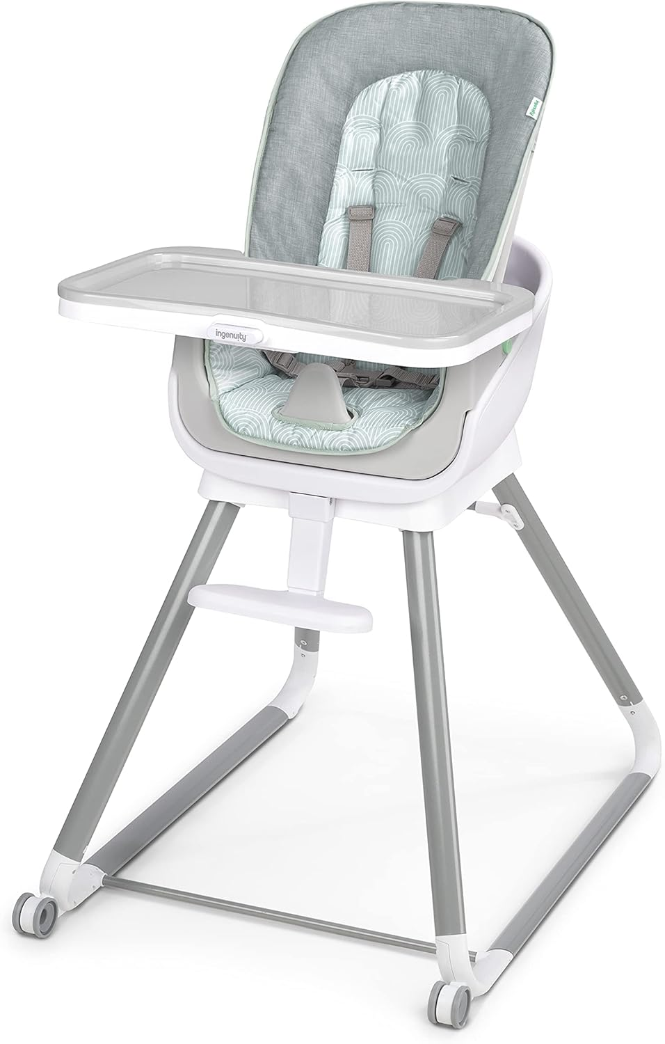 Ingenuity Beanstalk Baby to Big Kid 6-In-1 High Chair Converts from Soothing Infant Seat to Dining Booster Seat and More, Newborn to 5 Yrs - Ray image number 3