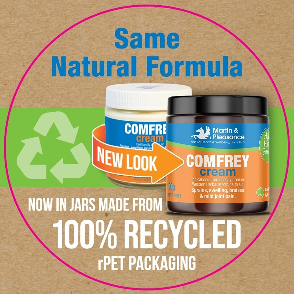 Martin & Pleasance Herbal Cream 100G - Natural Comfrey Cream