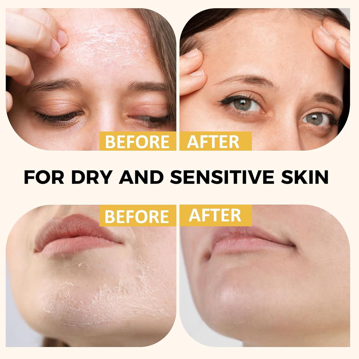 Beef Tallow and Honey Blam Moisturiser: Whipped Grass Fed Beef Tallow Balm with Raw Honey and Olive Oil for Skin and Face &ndash; Natural Cow Fat Facial Cream for Anti-Aging Unscented image number 3