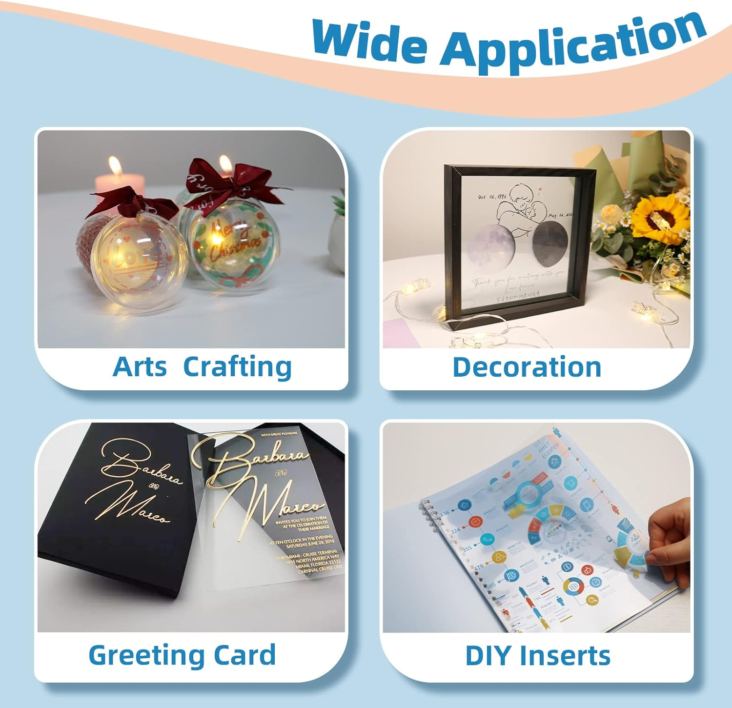 Inkuway OHP A4 120Sheets Transparent Film Acetate Sheet for Laser Printer and Copier Used for Craft & Screen Print image number 2