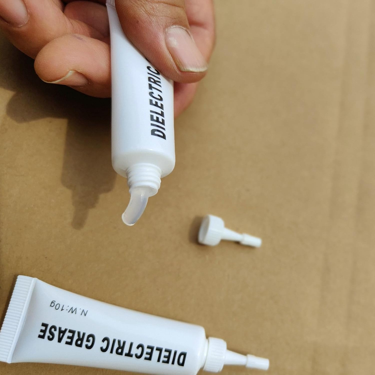 Dielectric Synthetic Grease - Electrical Connectors Grease, 5 Lubricant Grease | High Temp Conductivity Silicone Grease, Waterproof Insulation Dielectric Grease for Battery