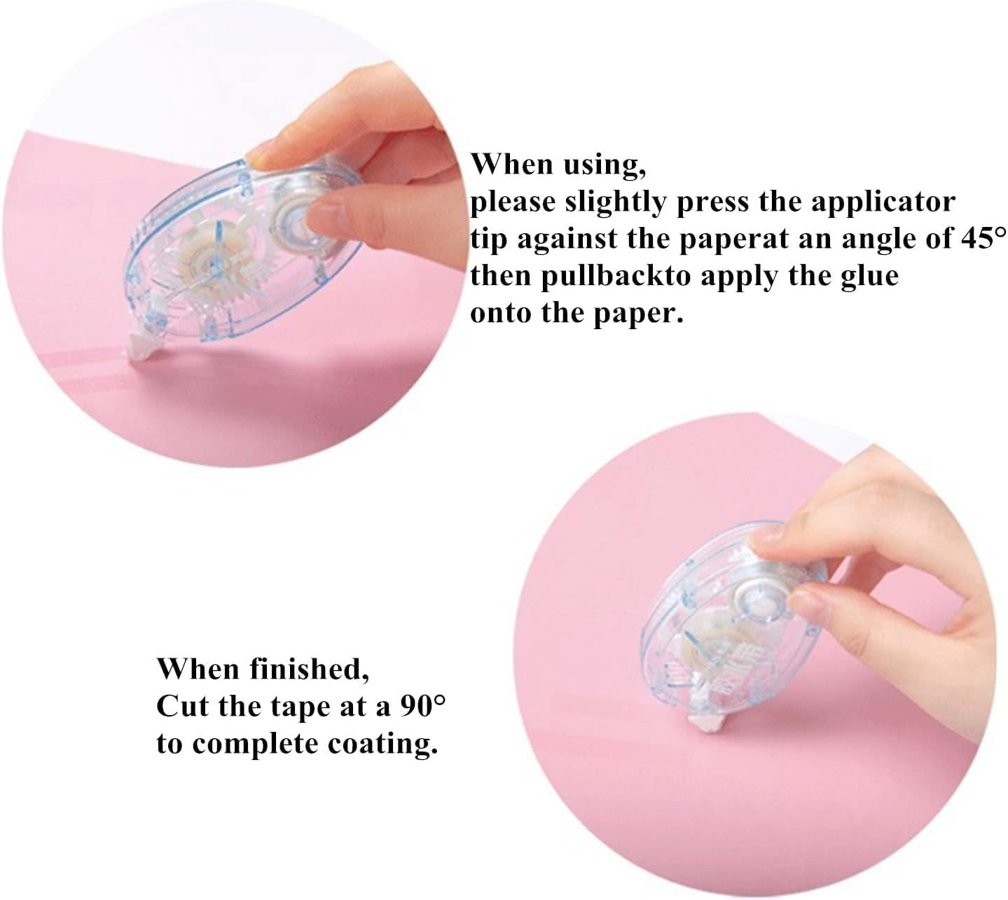 6 Pcs Scrapbook Tape, Double Sided Adhesive Tape for Scrapbooking Supplies, Craft, Photo, Album, Cards, Gift Wrapping (10M X 8Mm) image number 1