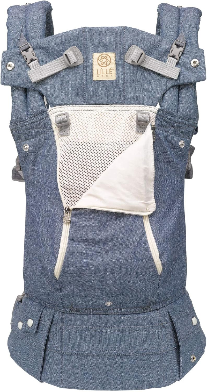 Lillebaby Complete 6-In-1 All Seasons Baby Carrier, Chambray image number 4