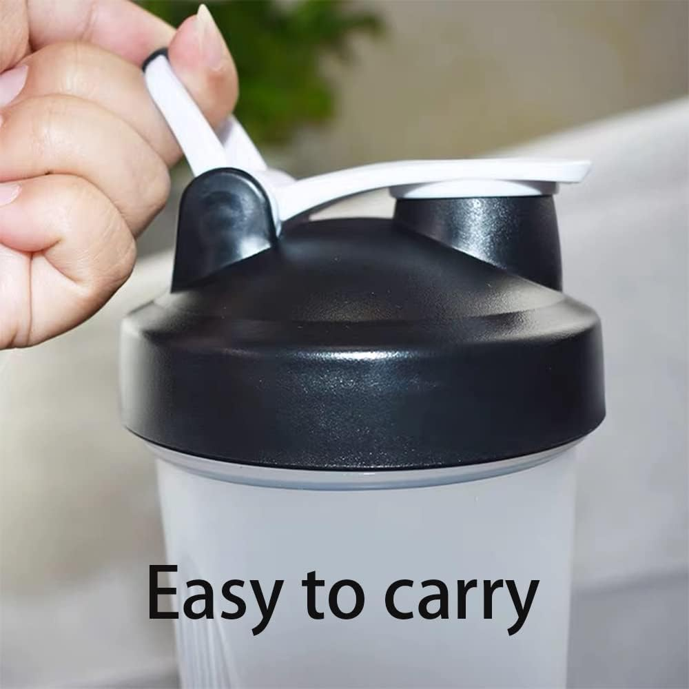 600Ml Gym Protein Supplement Drink Blender Mixer Shaker Shake Ball Bottle Cup AU image number 3