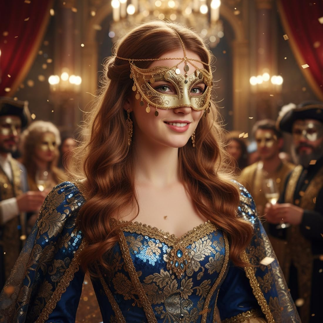 ZORVYN Gold Head Chain for Women Fortune Teller Costume Accessories Headdress for Carnival Fancy Dress Halloween Belly Dance Oriental