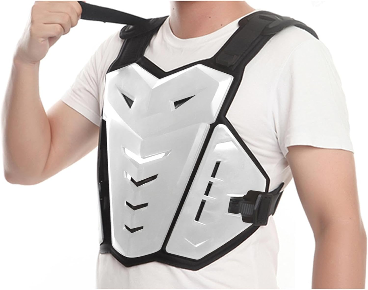 Motorcycle Armour, Chest Protection Vest, Chest Protector Body Guard Vest, Body Protection for Racing, Racing Body Spine Protector, Chest Protector Motocross for Men, Women image number 4