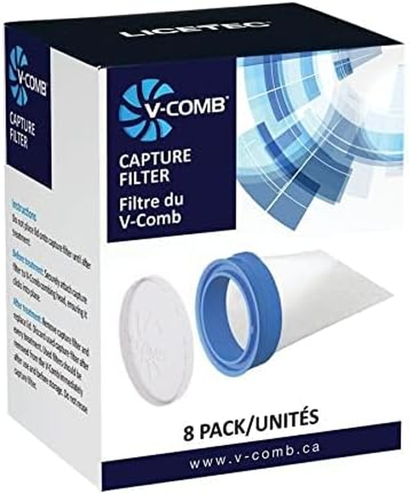 A1 Rechargeable Chemical-Free Lice Removal Electric Comb, Pack of Refill Filters, Natural Head Lice Solution for Children & Adults, Electric Lice Vacuum Comb, for All Hair Types, Gentle Lice Care image number 6