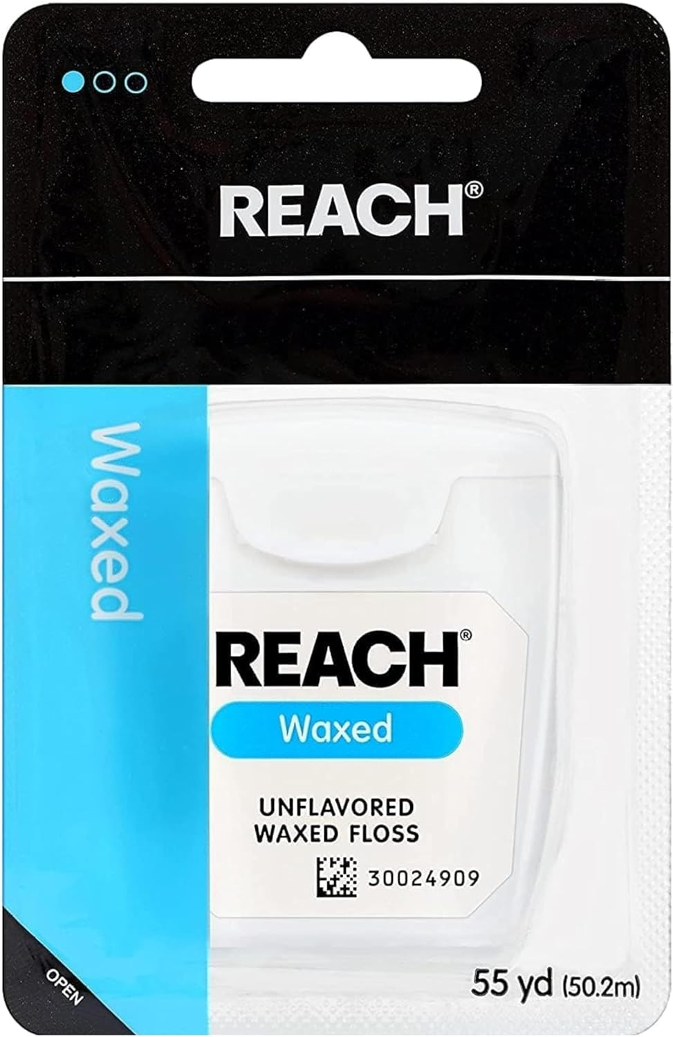 Reach Unflavored Waxed Dental Floss for Oral Care & Removal of Plaque & Food from Teeth & Gum Line, Accepted by the American Dental Association (ADA), Unflavored, 55 Yds (Pack of 6) image number 4
